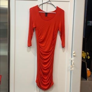 H&M tomato red dress Size S